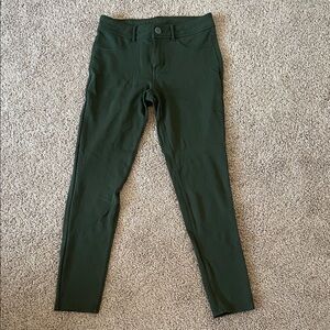 7 For All Mankind Olive Green Stretchy Jeans